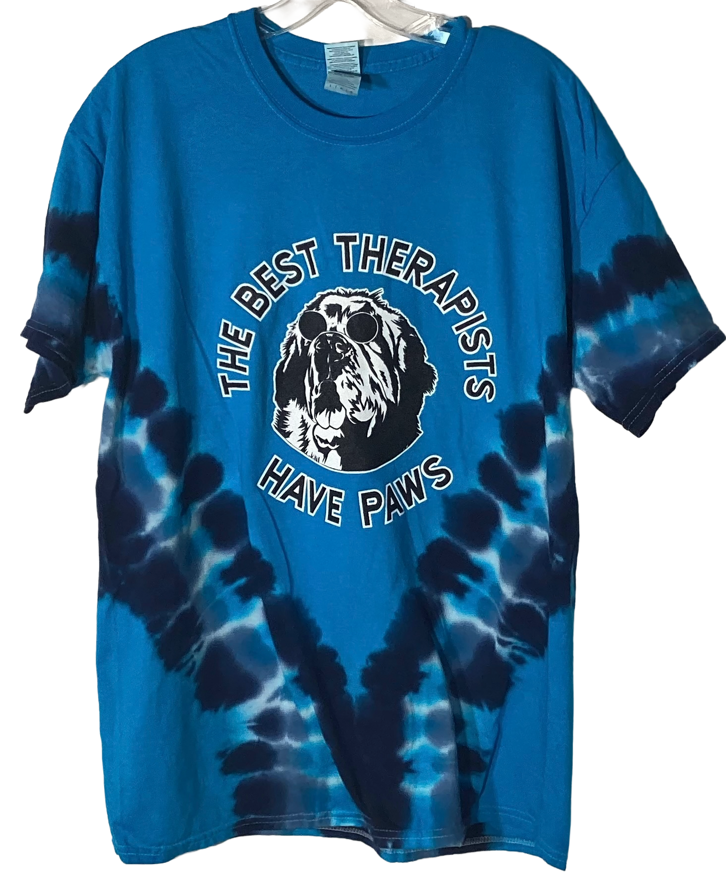 "Victory Blue" Best Therapists have Paws T-shirt
