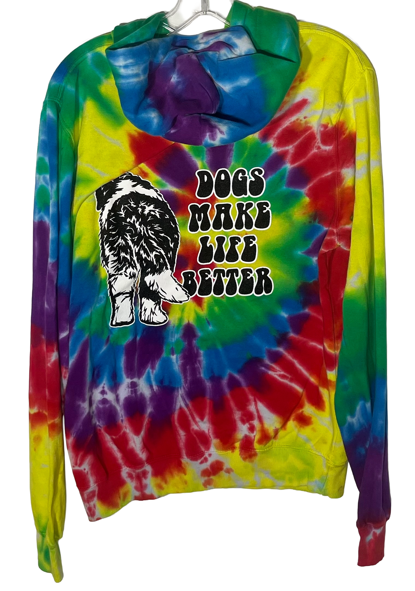Best Therapists have Paws Hoodie “Rainbow Swirl"