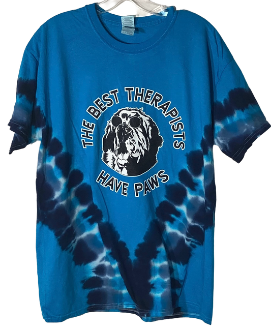 "Victory Blue" Best Therapists have Paws T-shirt