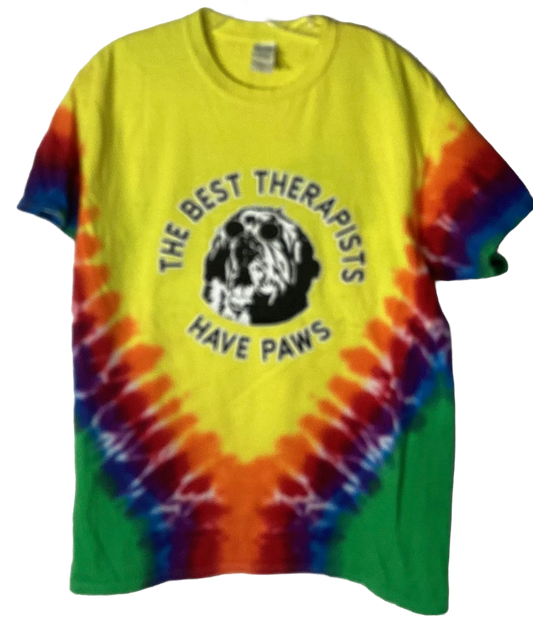 "Victory Yellow" Best Therapists have Paws T-shirt