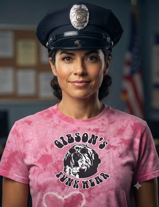"Pink Heart" Gibson's Funk Wear T-shirt