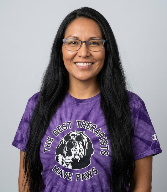 "Purplicious" The Best Therapists... Have Paws T-shirt