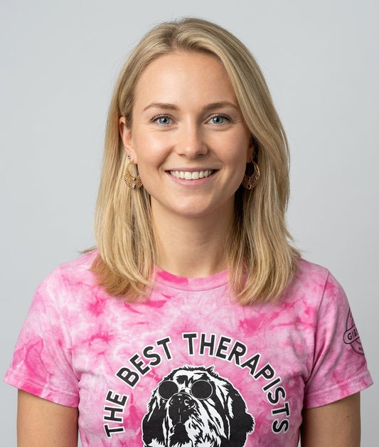 "Pink Heart" The Best Therapists... Have Paws T-shirts