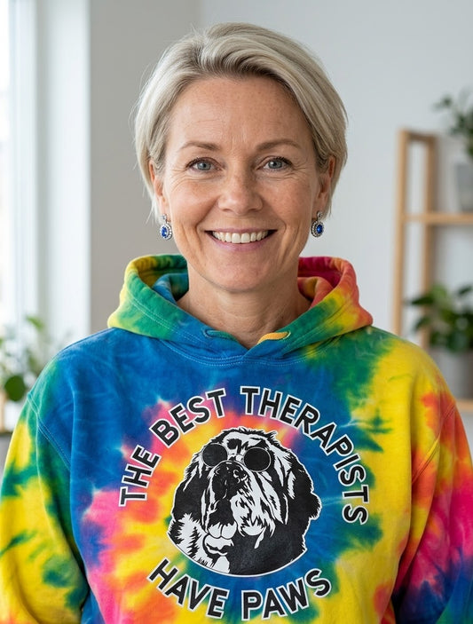 Best Therapists have Paws Hoodie “Gibson Swirl"